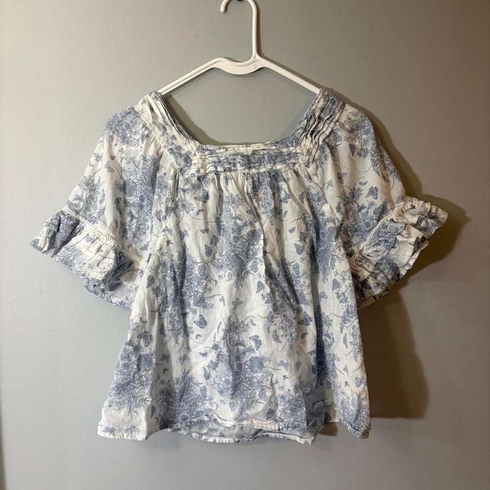 intro floral‎ blouse